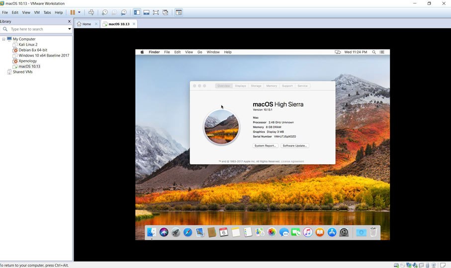 Mac os x image for vmware